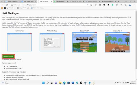 SWF.max Flash Player 2.3.0